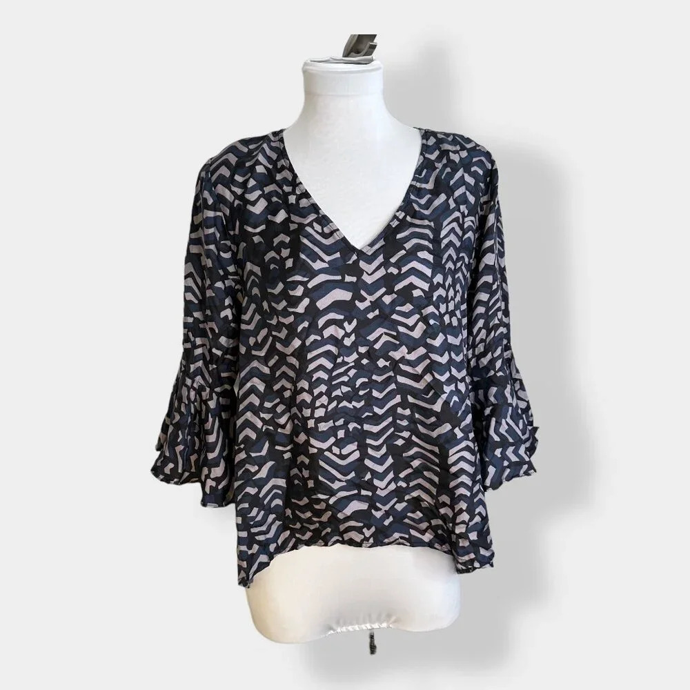 LaRoque Original Silk Patterned Blouse